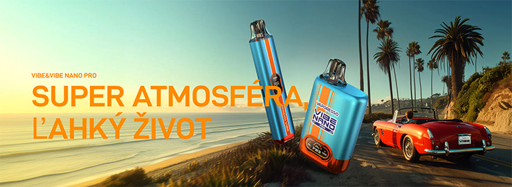 Vaporesso VIBE je nová seria z portfolia značky Vaporesso. Ponuka maximálnu jednoduchosť a inteligentné funkcie
